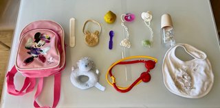 Lote Muñeca Bebé con Accesorios
