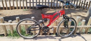 Bicicleta Montaña GOLD BIKE Roja Modelo 524.30