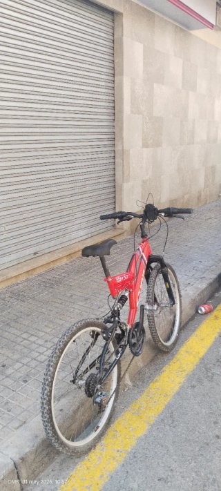 Bicicleta Montaña GOLD BIKE Roja Modelo 524.30