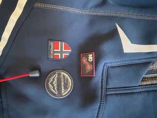 Chaqueta azul con capucha Geographical Norway Orig