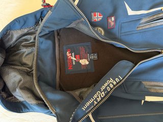 Chaqueta azul con capucha Geographical Norway Orig