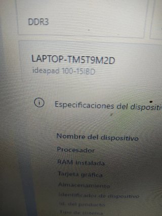 PORTATIL LEONOVO I3 IDEAPAD 100-15,/BD