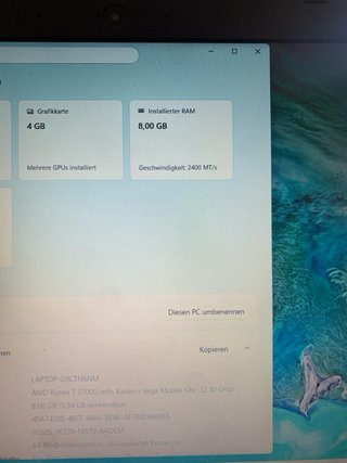 Acer Aspire Ryzen 7 3700U SSD