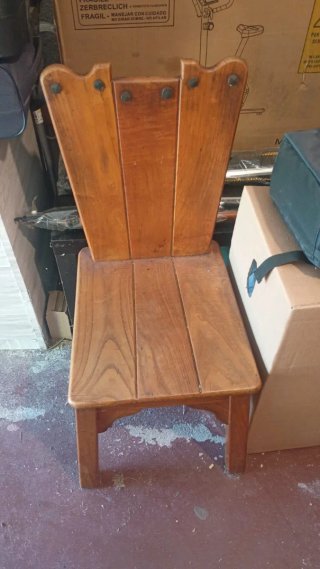 Mesa de madera maciza