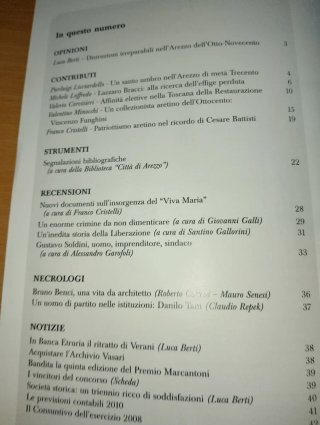 Rivista "Notizie di Storia" - N. 22 Dicembre 2009