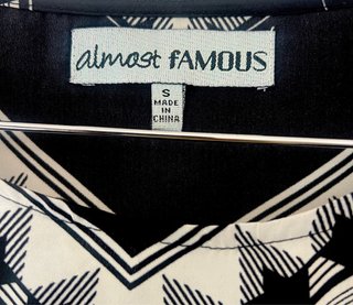 Talla S. Vestido manga larga ALMOST FAMOUS