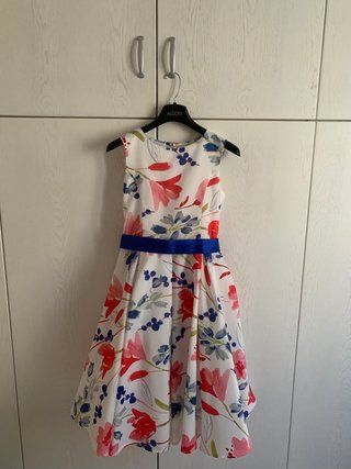 Abito cerimonia bambina fantasia floreale