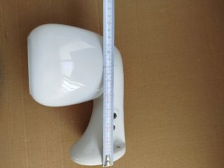 Aplique porcelana blanco años 50