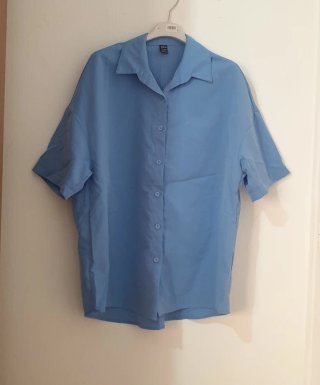 Camisa SHEIN azul talla S