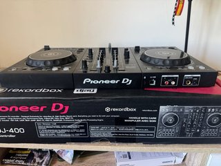 Controlador DJ Pioneer DDJ-400 + Caja y Manuales