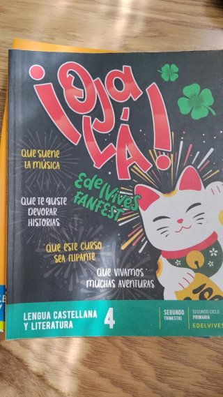 Libros texto 4 primaria,Colegio Pablo VI, Avila