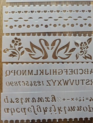 Plantillas para manualidades: cenefas y letras
