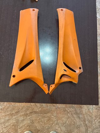 Pastas Laterales Honda SFX Inferiores Naranja