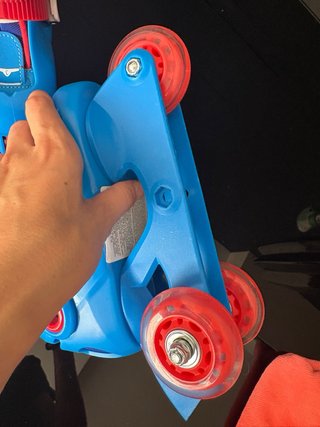 Patines Oxelo Azules Talla Ajustable del 26 al 28.