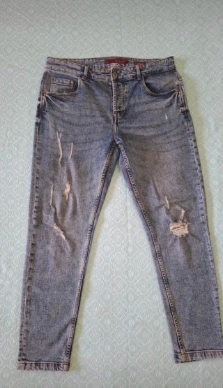 Jeans Clayton Denim uomo strappati Taglia 50 Stret
