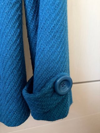 Abrigo corto azul mujer Pimkie