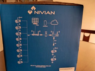 Kit 8 Cámaras WiFi Nivian 2TB 2K Exterior HD
