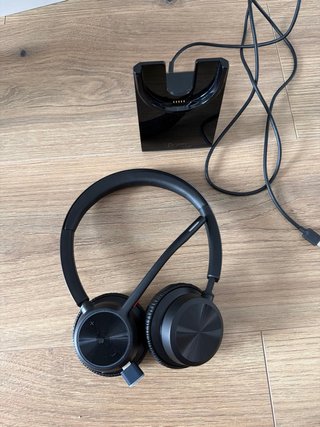 Auriculares Poly Voyager 4320 UC Teams + Base