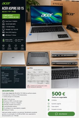 Computer in vendita, prezzo negoziabile