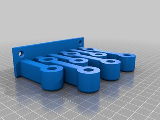 2 Soportes para pared para 15 destornilladores