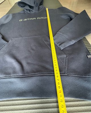 Felpa G-Star RAW con cappuccio blu