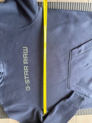 Felpa G-Star RAW con cappuccio blu