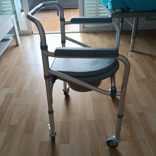 Silla WC gris