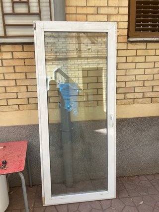 Puerta de cristal 90x2100