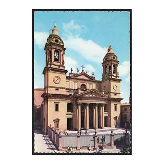 Postal Pamplona Catedral Años 60