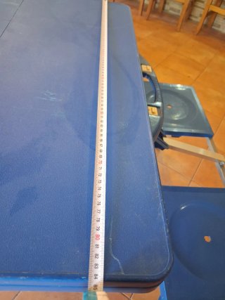 Mesa Plegable camping Azul