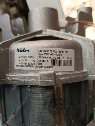 Motor Lavadora Indesit 9kg