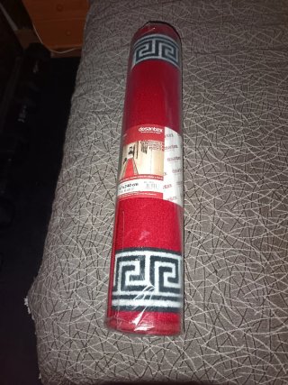 Tappeto per corridoio Dosantex rosso 67x240cm