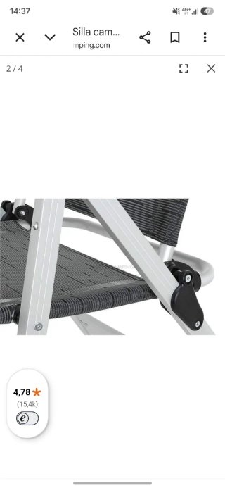Silla plegable Midland camping