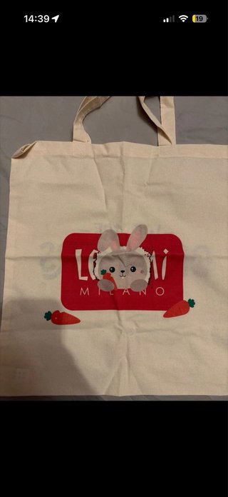 Borsa tote Legami coniglio Pasqua 2025
