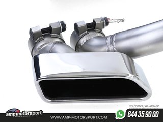 DIFUSOR TRASERO MATE BMW SERIE 5 F10/F11 + CONVERSIÓN A DOS SALIDAS V8