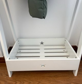 Burro infantil madera con cajón