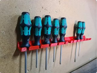 3 SOPORTES DE PARED PARA 16 DESTORNILLADORES