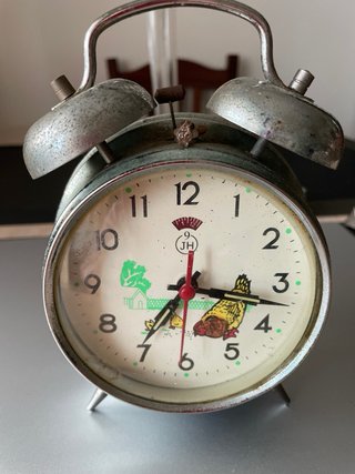 Sveglia vintage con galline