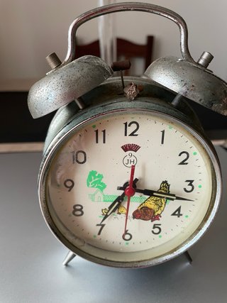 Sveglia vintage con galline