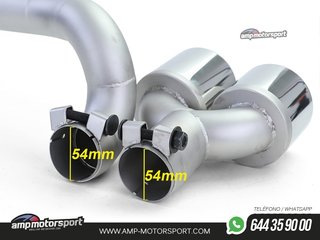 DIFUSOR TRASERO BRILLO BMW SERIE 5 F10/F11 + CONVERSIÓN A DOS SALIDAS