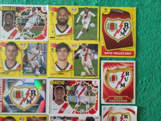 Lote de cromos Rayo Vallecano Liga Este Panini
