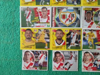 Lote de cromos Rayo Vallecano Liga Este Panini
