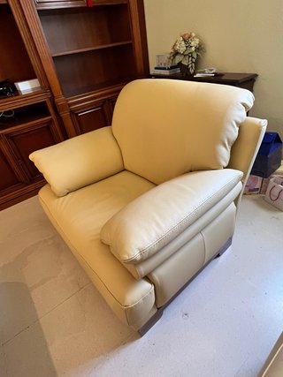 Sillón de cuero