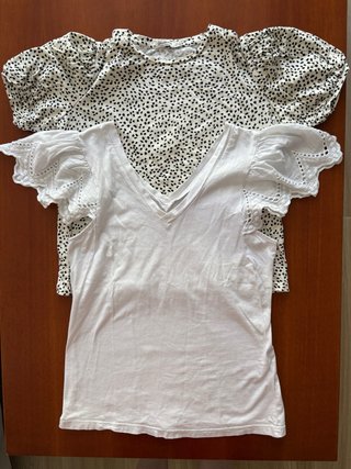 Lote 2 Camisetas Algodón Elegantes