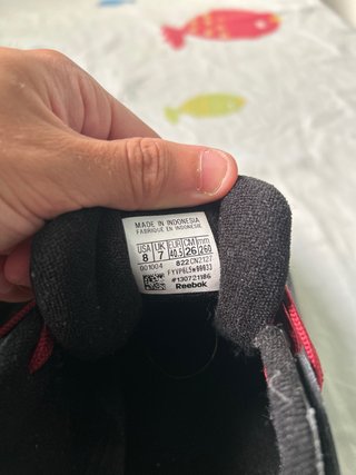 Reebok Negras Cordones Granates Talla [Talla]