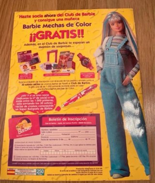 Álbum de Cromos Barbie Fantasy + chapas regalo