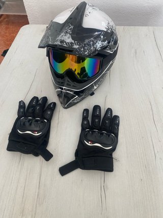 Casco Motocross + Accesorios