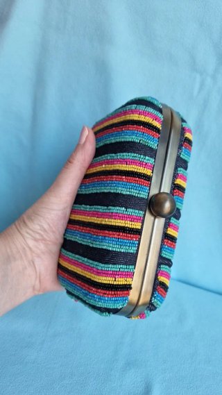 Bolso de mano Zara con abalorios