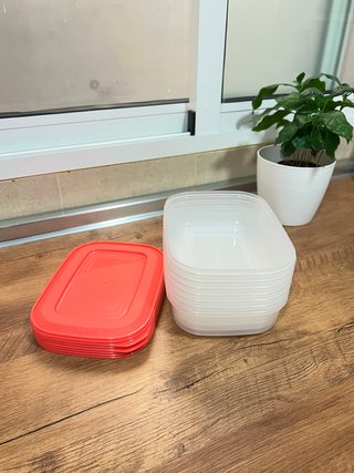Gran Lote de Cocina: Batidora, Tuppers y Menaje