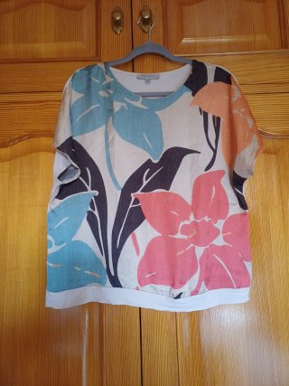 Camiseta Trucco floral multicolor